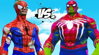 ZOMBIE SPIDERMAN VS SPIDER HULK