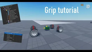 How to change tire grip roblox studio (A-Chassis)