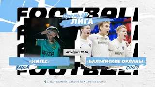 01 октября   2022 г. 18:00 Sintez (ВМедА) - Балтийские Орланы (СПбГУ)