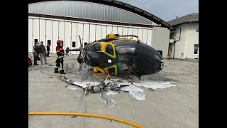 2021 Guardia di Finanza Agustawestland AW169 MM81970 crash accident video