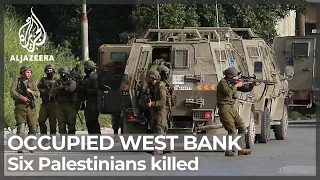 Six Palestinians killed in Israeli raids in the Occupied West Bank