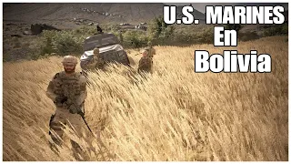 U.S MARINES EN BOLIVIA PATRULLAJE Rutinario  🇺🇸