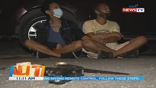 BT: 2, arestado matapos mahulihan ng pekeng baril, kutsilyo at marijuana; Isa sa kanila, nanutok...