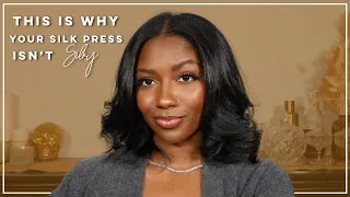 This is Why Your Silk Press Isn't Silky | Tips for a Flowy & Bouncy Hair | Niara Alexis