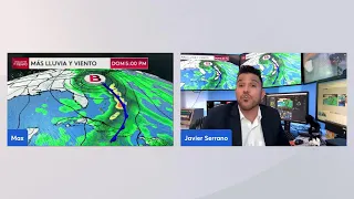 Mal tiempo: Vientos fuertes y lluvias mas intensas este fin de semana