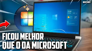 🤯AGORA SIM! Fizeram um Windows 7 Melhor que o da Microsoft em 2024