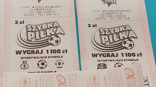 #458 Ekspres Losy ⚽️ Szybka piłka ⚽️ Nowość od Lotto 😉 10 sztuk 😄⚽️