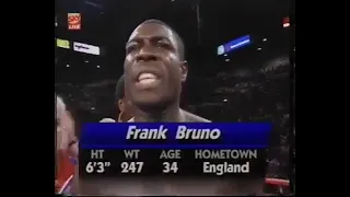 Mike Tyson VS Frank Bruno 2   16/3/1996