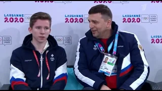 Андрей Мозалёв. Юношеские зимние Олимпийские Игры 2020 Короткая программа