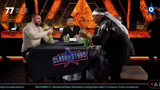 Mistr Kung-Fu Dolari Plzňako (Kudlanka) se polil vodou na B4CLASH (Clash Of The Stars 6)