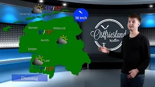 Wetteraussichten bis Mittwoch für Ostfriesland und die Küste!