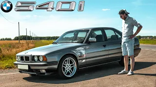 Мечта из 90х - BMW 540i e34 - Review, Drag Test