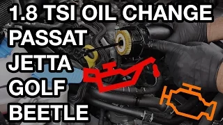 VW Passat/Jetta/Golf/Beetle TSI Oil Change (EA888 Gen 3 1.8 Motor)
