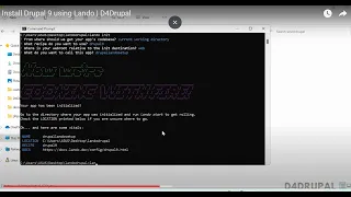 Install Drupal 9 using Lando | D4Drupal