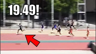 Erriyon Knighton SHOCKS THE WORLD!! || The 2022 LSU Invitational 200 Meters