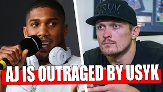 Anthony Joshua IS OUTRAGED BY Alexander Usyk's STATEMENTS IN THE FIGHT/ Fury PUT Wilder IN HIS PLACE