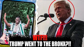WTF!! TRUMP WENT TO THE BRONX! DEMOCRATS IS WORRIED!