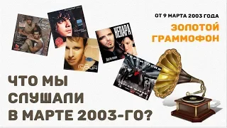 Что мы слушали в марте 2003-го? По хит-парадам #3. Золотой граммофон