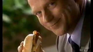 Ultimate Bacon Cheese Burger Hardees commercial 1995