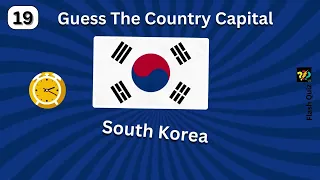 Can you guess the country's capital in just 5 sec | FlashQuiz