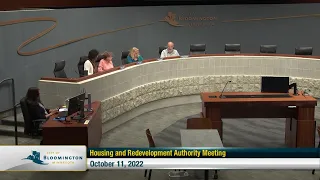 October 11, 2022 Housing and Redevelopment Authority Meeting