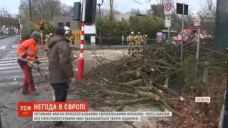 У Європі лютує руйнівний ураган