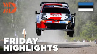 Rovanperä Fights Back - WRC Rally Estonia 2023 Friday Highlights