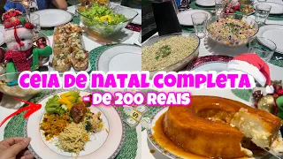 CARDÁPIO COMPLETO CEIA DE NATAL🎄entrada,prato principal e sobremesa COM 180,00 reais🙏GLAUCIA MOURA