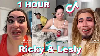 * 1 Hour * Funny Ricky and Lesly TikTok 2023 | Try Not To Laugh Watching @Himandherofficial  TikToks