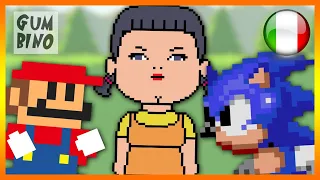 SQUID GAME Parody: Mario vs Sonic | GUMBINO ITA