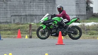 2024年1月3日 関西パイロン初走り Ninja400 比嘉ちゃん1418