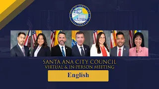 Santa Ana Council, Sept. 6, 2022 - English