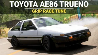 Forza Horizon 5 Tuning - 1985 Toyota AE86 Trueno Sprinter GT Apex - FH5 Grip Build, Tune & Gameplay