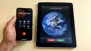 Apple iPhone X vs iPad 2010 Incoming Call & Outgoing Call