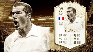 FIFA 20: ZINEDINE ZIDANE 97 PRIME ICON MOMENT PLAYER REVIEW I FIFA 20 ULTIMATE TEAM