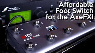 Finally!  An Affordable AxeFX footswitch!  Meloaudio Midi Commander