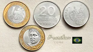 Brazilian Real & Cruzeiros coins | BRAZIL - SOUTH AMERICA