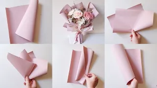 6 façons d'emballer des bouquets de fleurs