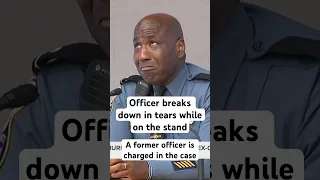 Officer breaks down in tears on the stand in Miles Bryant trial