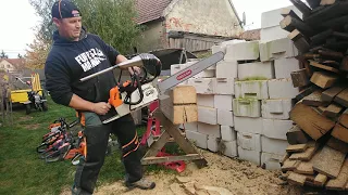 Stihl ms 660 vs stihl race chainsaw.