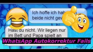 😂WhatsApp Autokorrektur Fails #1//nicht lachen, ist aber schwer😜