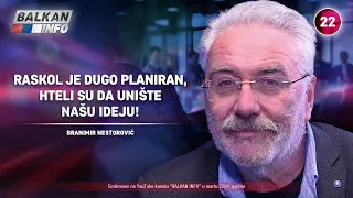 INTERVJU: Branimir Nestorović - Raskol je dugo planiran, hteli su da unište našu ideju! (1.3.2024)