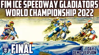 12.02.2022 FIM Ice Speedway Gladiators World Championship 2022. Togliatti. Final, Day 1. All Heats