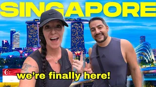 Our FIRST IMPRESSION of Singapore! 🇸🇬 We are SO SURPRISED!