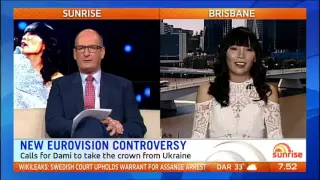 Dami Im - Interview after Eurovision on Sunrise - Channel 7
