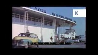 1950s Idlewild Airport (JFK Airport), Traffic Past Terminal Building