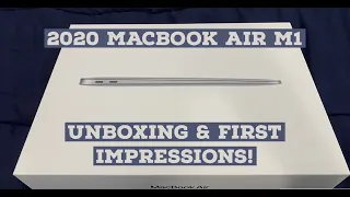 2020 MacBook Air (M1) - Space Grey - Unboxing & First Impressions! - VLOGVEMBER #2