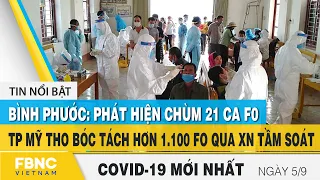 Tin tức Covid-19 mới nhất hôm nay 5/9 | Dich Virus Corona Việt Nam hôm nay | FBNC