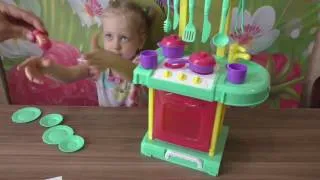 Алинка Малинка: Собираем кухню Свинки Пеппы!:) Alinka Malinka: Make the kitchen Peppa Pig!:)