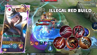 I TRIED FULL RED BUILD IN RANKED MATCH AND THIS IS THE RESULT OF INSANE BUILD